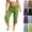 Black, variant on Womens Modal Capris Soft Cozy Pajama Bottoms Pants Elastic Wasit Ruffle Trim Casual Sleep Pants
