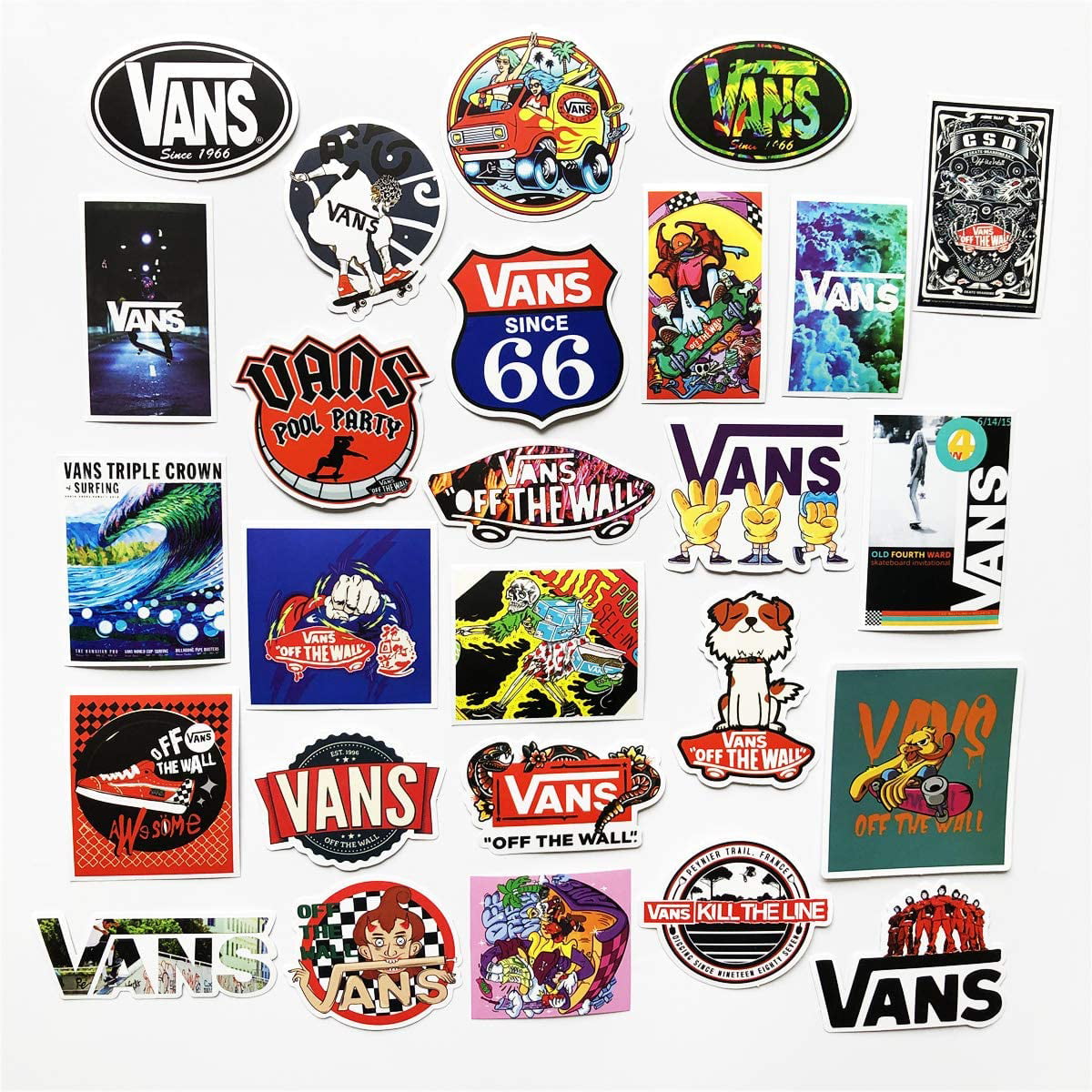 Fashion Brand Vans Logo Skateboard Vinyl Car Sticker Motorcycle Luggage Decal Graffiti | Walmart Canada