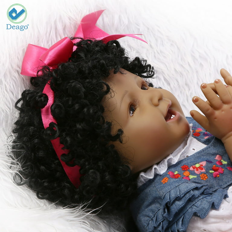 56cm Full Body Silicone Reborn Baby Doll Toy For Girl 22 Inch