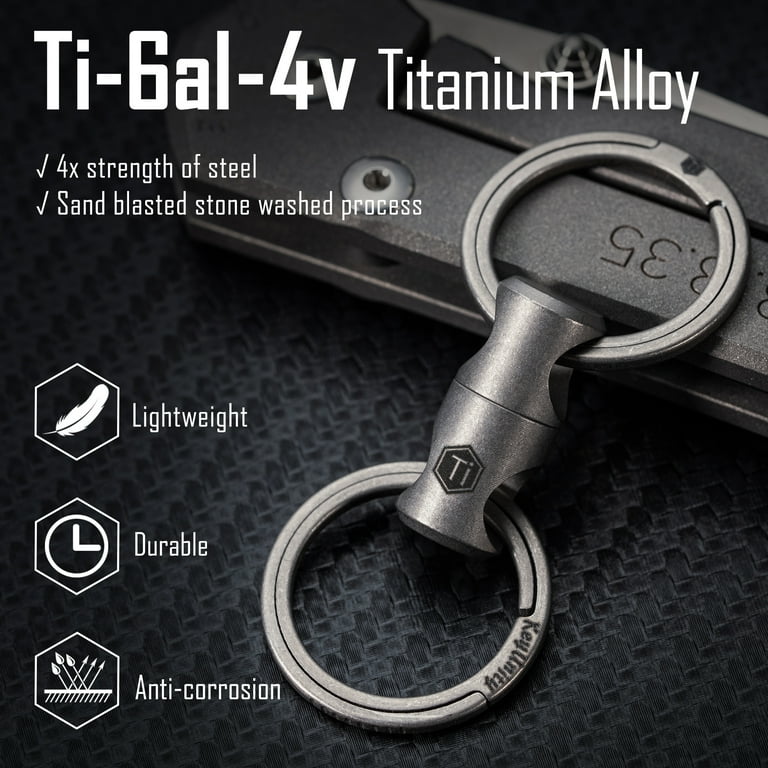 Titanium Key Ring  Key rings, Rings, The black keys
