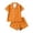 01-Earthy Yellow, variant on Halloween Pajamas Women 2-Piece Pajama Set Soft Pumpkin Short Sleeve Shirt and Shorts for Vacation Loungewear 01-Black L