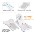 thumbnail image 4 of Teissuly Sliding Door Lock for Child Safety (2-Pack) - Child Proof Locks for Sliding Glass Doors, Windows, Closets & Cabinets. Safety Locks for All Your Home Openings, 4 of 9