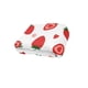 thumbnail image 3 of Cobija Manta Frazada Juana Gallo Diseño de Fresas Blanco Ultra Suave y Ligera, 3 of 5