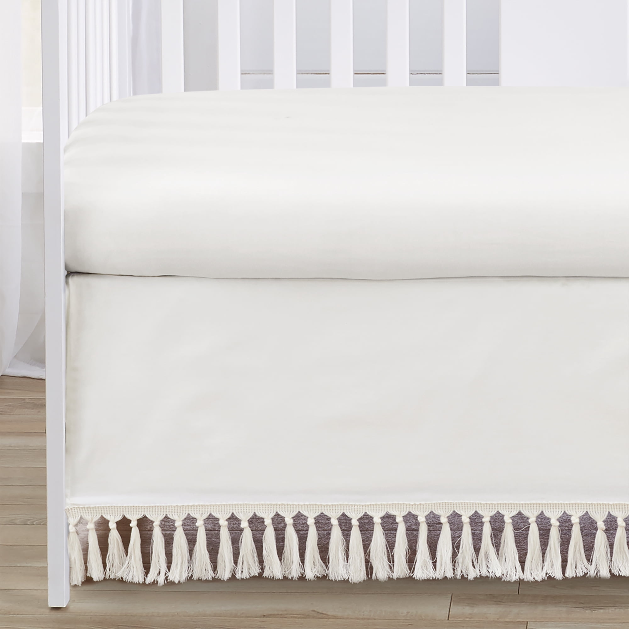 Sweet Jojo Designs Boho Fringe Ivory 5 Piece Crib Bedding Set