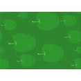 thumbnail image 1 of Ahgly Company Machine Washable Indoor Rectangle Transitional Green Area Rugs, 2' x 3', 1 of 7
