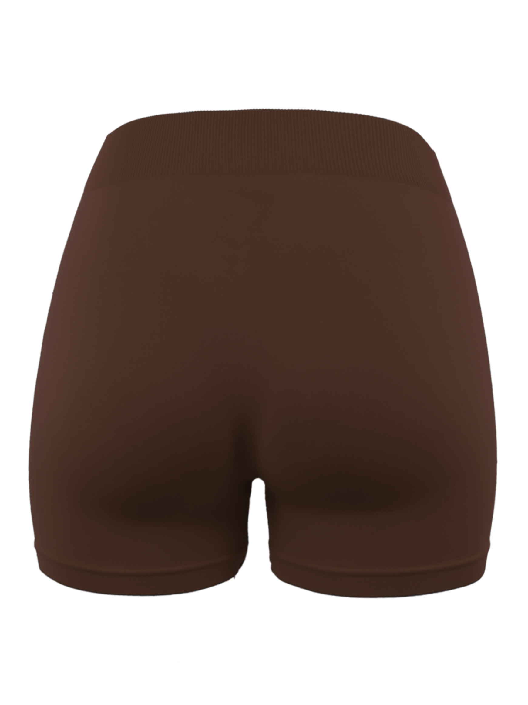 A2Y Women's Solid Seamless Fitted Lightweight Yoga Shorts Brown ML -  Walmart.com