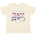 thumbnail image 3 of Inktastic Beat Up Bowling Pins Boys or Girls Toddler T-Shirt, 3 of 5