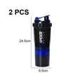 thumbnail image 2 of Protein Shaker Bottles for Protein Mixes With Shake Ball,Dish washer Safe Blender Shaker Bottles-blue, 2 of 5