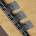 thumbnail image 6 of 10pcs Cable Management Kit Velcro Self-adhesive Zip Ties, Adhesion: Adhesive Cable Support Reusable And Adjustable Tape Cable Clips, 6 of 6