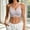 Coffee, variant on Plus Size Push Up Bra for Women Trendy Solid Color Lace Trim Crisscross Halter Camisole V-Neck Beautiful Back Underwear Purple Free Size