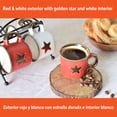 thumbnail image 4 of IMUSA 4 CUP RED/ WHITE START ESPRESSO CUP SET, 4 of 7