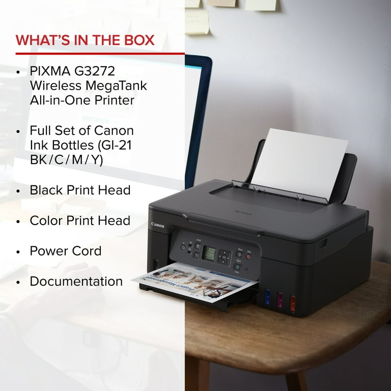 Canon MegaTank PIXMA G3272 Color Inkjet All in One Printer