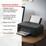 Canon MegaTank PIXMA G3272 All-In-One, Wireless Color Inkjet Printer for Home Office Use