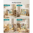 thumbnail image 5 of SONGMICS Kids Bookcase, 5-Tier Montessori Bookshelf, Front-Facing Book Display Rack, 11.8 x 31.5 x 31.5 Inches, Beech Beige, 5 of 5