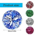 thumbnail image 2 of 2 Pack Metallic Cheerleading Pom Pom Cheerleader Cheering Squad Pompoms Dance Cheer Plastic Pom Poms For Sports Team Spirit Cheering, 2 of 4