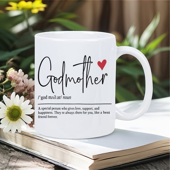 Grateful Godmother Mug A Symbol of Love and Support Perfect for Every Special Occasion Ceramic- Printed Novelty Mug Dishwasher Safe Useor as a Gift for Others