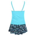 thumbnail image 7 of yueewhu Womens Tankini Bathing Suits with Skirt Two Piece Tummy Control Swimsuits Ladies Swimwear (Green, S), 7 of 7