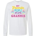 thumbnail image 3 of Inktastic My Favorite People Call Me Grammie with Flowers Long Sleeve T-Shirt, 3 of 5