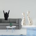 thumbnail image 2 of Escultura de gesto de mano de roca, estatua de gato, animal, manualidades creativas para dedos para apartamento, dormitorio, restaurante, comedor, rep, 2 of 8