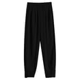thumbnail image 7 of LIaqionyy Women Pants Casual Flowy Pant Elastic Waist Jogger Vacation Beach Lightweight Lounge Trousers with Pockets, 7 of 7