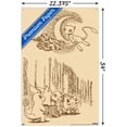 thumbnail image 3 of Pokémon - Sepia Scene Wall Poster with Pushpins, 22.375" x 34", 3 of 6