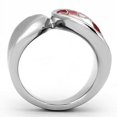 thumbnail image 3 of Womens Rings High polished (no plating) Stainless Steel Ring with Epoxy in Multi Color TK815, 3 of 4