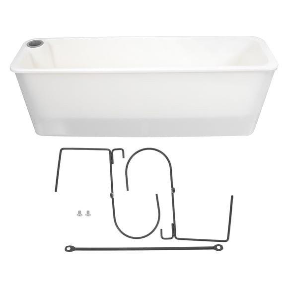 SEWCHICS Windowsill flower pots Multi PP in Sleek Profile 1Pack for Indoor Windowsill