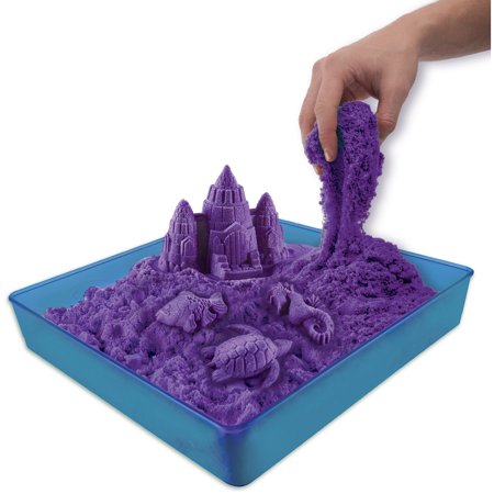 Kinetic Sand Sandbox and Molds, Color may vary - Walmart.com