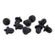 thumbnail image 1 of 10x Black Rubber 6.35mm Audio Jack PC DVD Microphone Socket Dust Cover, 1 of 5