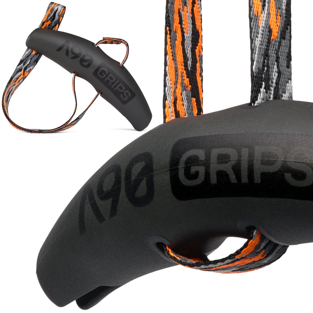 Angles90 Camo Gym Grips Ergonomic Training Handles Pair Nylon Adjustable Pull Up Row Handles