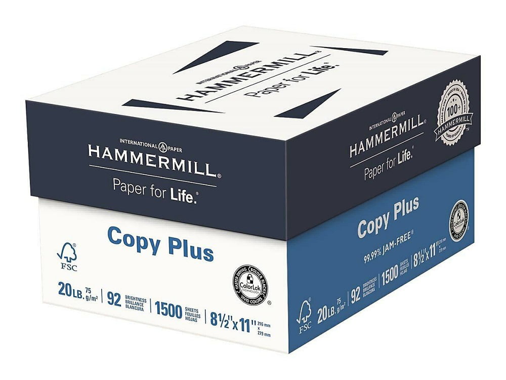 105040 Hammermill Copy Plus 8.5 x 11 Copy Paper 20 lbs 