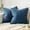 Blue, variant on Knubmt 2 Pcs Linen Throw Pillow Covers with Zipper, Decorative Pillows Case Square Cushion Covers for Sofa Couch Bed Living Room, 20x20 inch