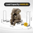 thumbnail image 4 of Étagère à Bois Robuste avec Housse Imperméable 600D – Porte-Bûches en Acier pour Usage Intérieur et Extérieur – Organisateur en Bois Résistant à la Rouille pour Foyer, Patio, Foyer – Taille : 144 x 14.2 x 48 Pouces, 4 of 7