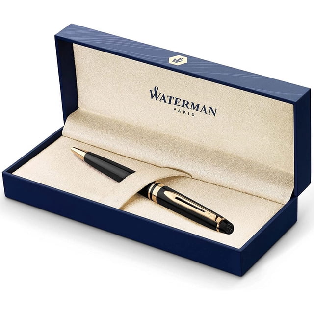 Bolígrafo Expert Waterman Laca Negra Gt Waterman Unisex