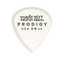 Ernie Ball 9203 Prodigy Picks, White Mini, 6 Pack, 2.0mm