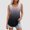 Black women's sleeveless tank tops a1, variant on Summer Women's Sleeveless Tank Tops Round Neck Casual Basic Solid Blouses Gradient Ombre Flowy Tee Shirts Vacation Fashion Clothes, Yellow 2XL