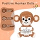 thumbnail image 4 of Animal de peluche DAFURIET, mono de ganchillo, regalo hecho a mano, 4 of 7