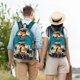 thumbnail image 4 of Disketp I Love Sushi Mochila de Lona Estampada, Mochila Escolar de Viaje Ligera para Estudiantes y Portátil-Small, 4 of 5
