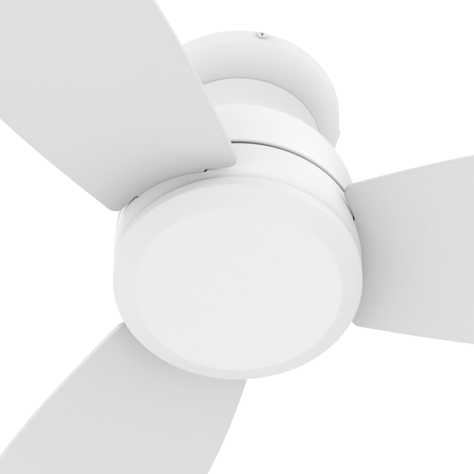 Smaair 48" Low Profile Indoor Flush Mount Not Smart Ceiling Fan with Remote No Lights