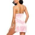 thumbnail image 2 of Women Babydoll for Women Satin Nightwear Lace Chemise Sexy Nightgown, 2 of 2