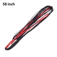 thumbnail image 2 of Accesorios de lazo 12 Strands Tejiendo Bicolor Caza Resistente a la abrasión Resistente al vuelo rápido Fácil Operación Fácil con buena ductilidad Negro rojo 58 pulgadas sidaley OD003534-07, 2 of 7