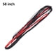 thumbnail image 2 of Accesorios de lazo 12 Strands Tejiendo Bicolor Caza Resistente a la abrasión Resistente al vuelo rápido Fácil Operación Fácil con buena ductilidad Negro rojo 58 pulgadas sidaley OD003534-07, 2 of 7