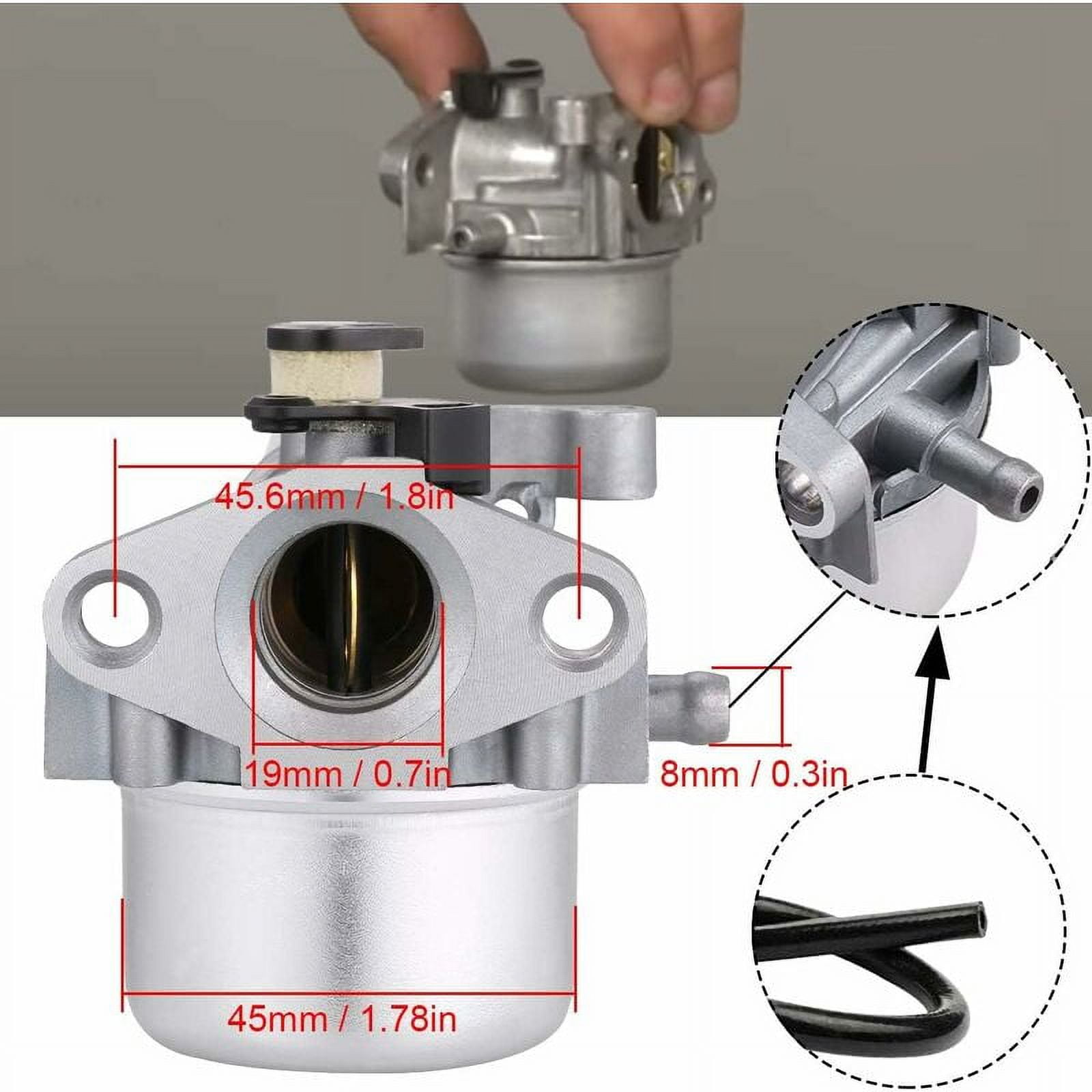 Carburetor For Briggs Stratton 799871 799866 790845 796707 794304 Engine Toro Recycler 22 Craftsman Lawn Mower Parts With Air Filter Fuel Line amor Bulb age Walmart