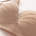 thumbnail image 6 of VONCOS Wireless Bra for Women Seamless Lightly Lined Comfort Bralette with Adjustable Straps, Beige Nude, Sizes S-XXL,Size M, 6 of 7