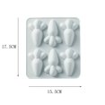 thumbnail image 3 of Easter Decorations- Easter 6 Carrot Silicone Cake Mold Round Cup Mold, 3 of 3