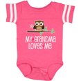 thumbnail image 3 of Inktastic My Grandma Loves Me Girls Girls Baby Bodysuit, 3 of 5