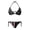 1776 Spirit, variant on Jamaican Flag Pattern Two Piece Bathing Suit for Beachwear Summer, Bikini Set Self Tie Drawstring