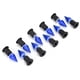 thumbnail image 5 of Pernos de púas para parabrisas, tornillos M5, tuercas, accesorios modificados para motocicleta, color azul, 5 of 9