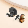 thumbnail image 6 of Kangaroo Men's Stainless Steel Cufflinks for Dress Shirts - Formal Attire Essential, 6 of 6