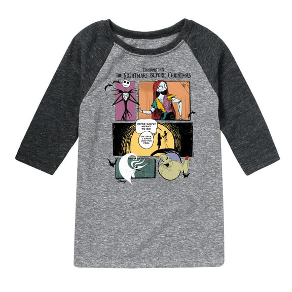 Disney - The Nightmare Before Christmas - I Know How You Feel - Toddler & Youth Raglan Graphic T-Shirt